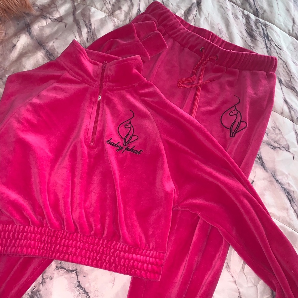 Pink F21 Baby Phat 2-Piece Set